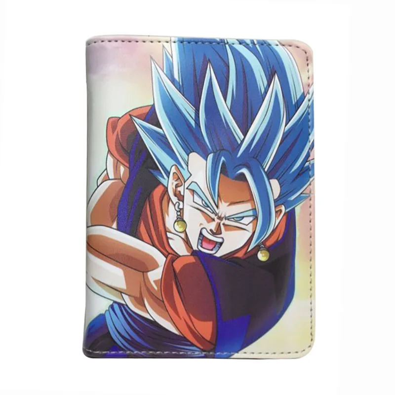 JP Аниме Dragon Ball Обложка для паспорта Горячая Мультфильм кожаный держатель для карт кошелек подарок для детей мальчик девочка аксессуары для путешествий держатели паспорта