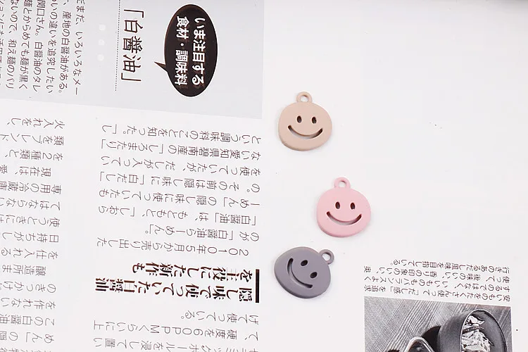 Металлический браслет Kawaii Smiley Face Charms 10 шт./лот | Украшения и аксессуары