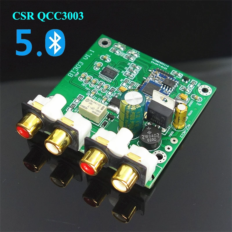 Плата приемника Bluetooth 5 0 ЦАП PCM5102 поддержка аналогового входа и выхода для