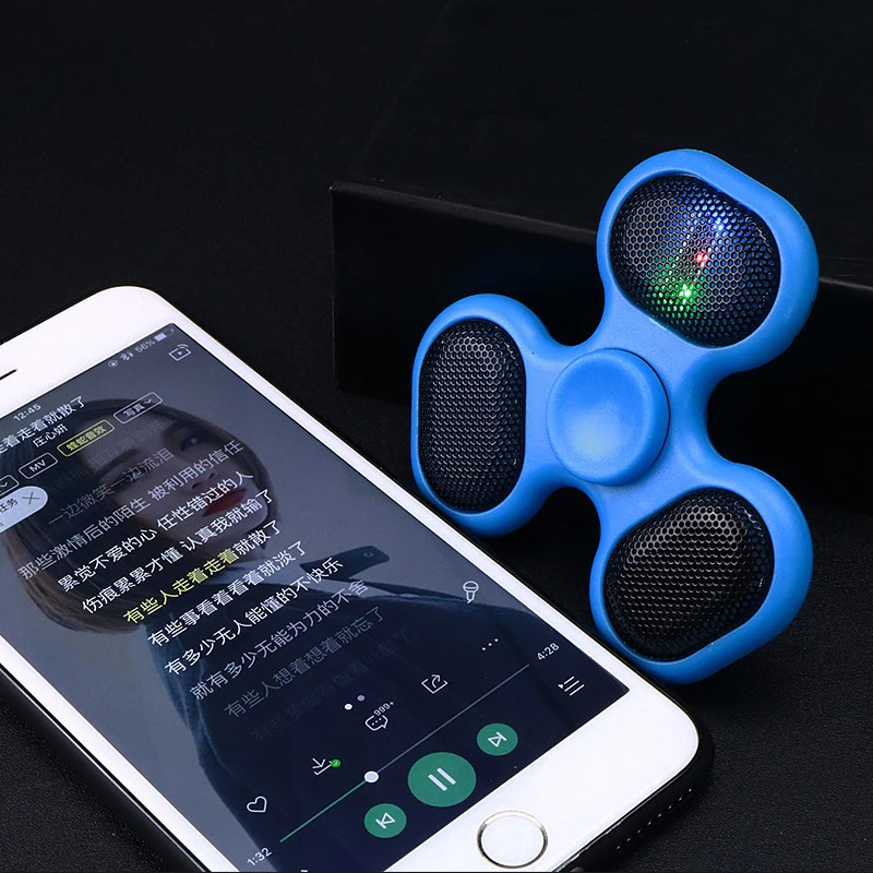 Оптовая продажа с фабрики цвет лампы Музыка Гироскоп кончик пальца поворотный
