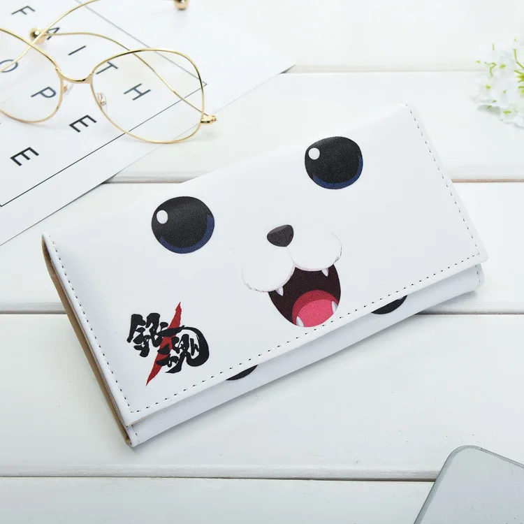 Gintama Кошельки «атака на Титанов» Natsume Yuujinchou Date A Live, кошельки с зажимом, длинный клатч, кошелек из искусственной кожи, сумка для денег - Цвет: Gintama