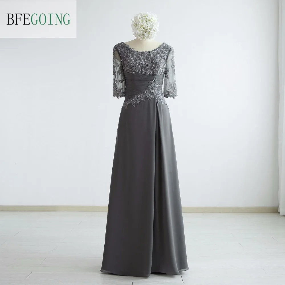 Серое шифоновое кружевное платье с бисером и v образным вырезом а силуэта