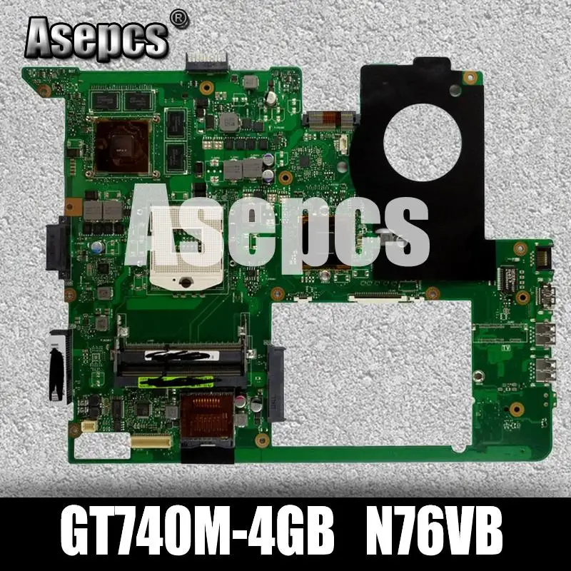 Asepcs N76VB материнская плата для ноутбука ASUS N76VJ N76VM N76V N76 тест оригинальная GT740M