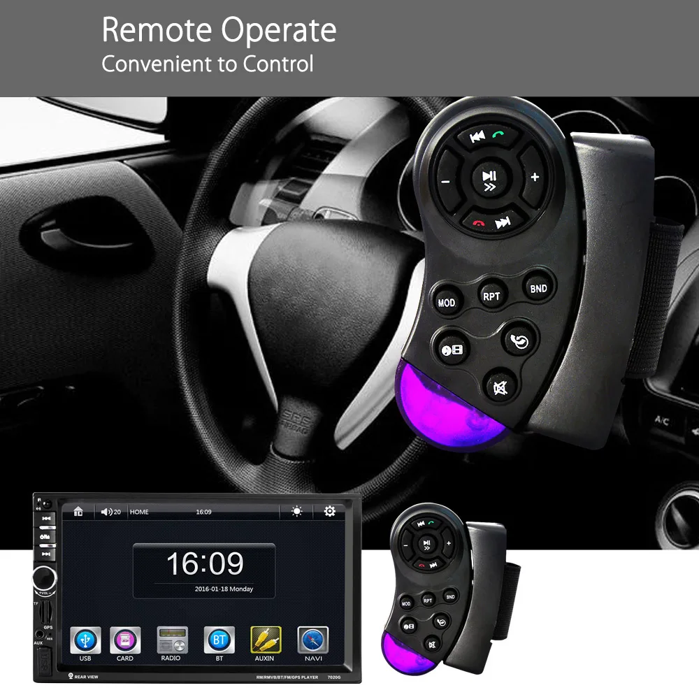 Univeral 2 DIN Автомагнитолы MP5 DVD видео плеер 1080P HD Сенсорный экран gps Навигация USB MP4/MP5