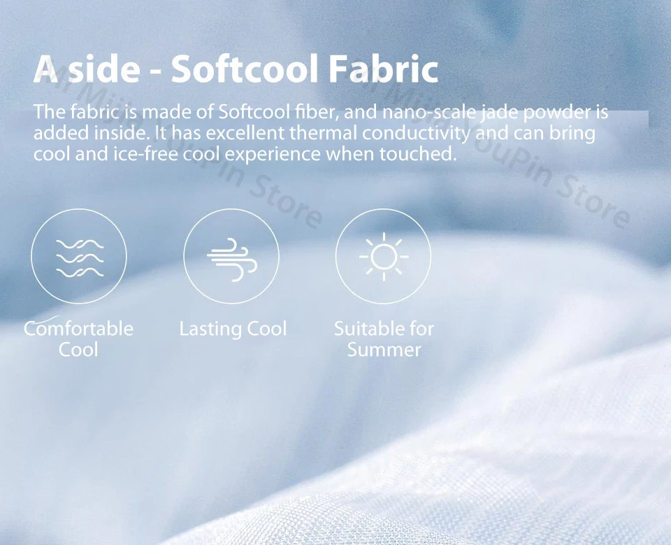 Original Xiaomi 8H antibacterial Cool feeling thin quilt Breathable Dry bacteriostatic Bedding Quilt for adult child Summer home