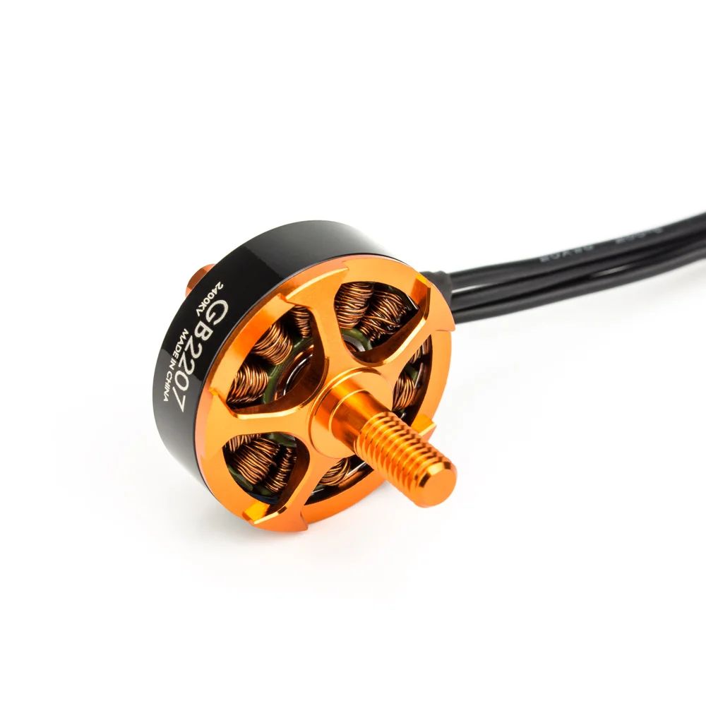 Official Emax бесщеточный мотор GB2207 Excelvan CW Black 2400KV 269696603 для FPV RC Racing Drone|Детали и