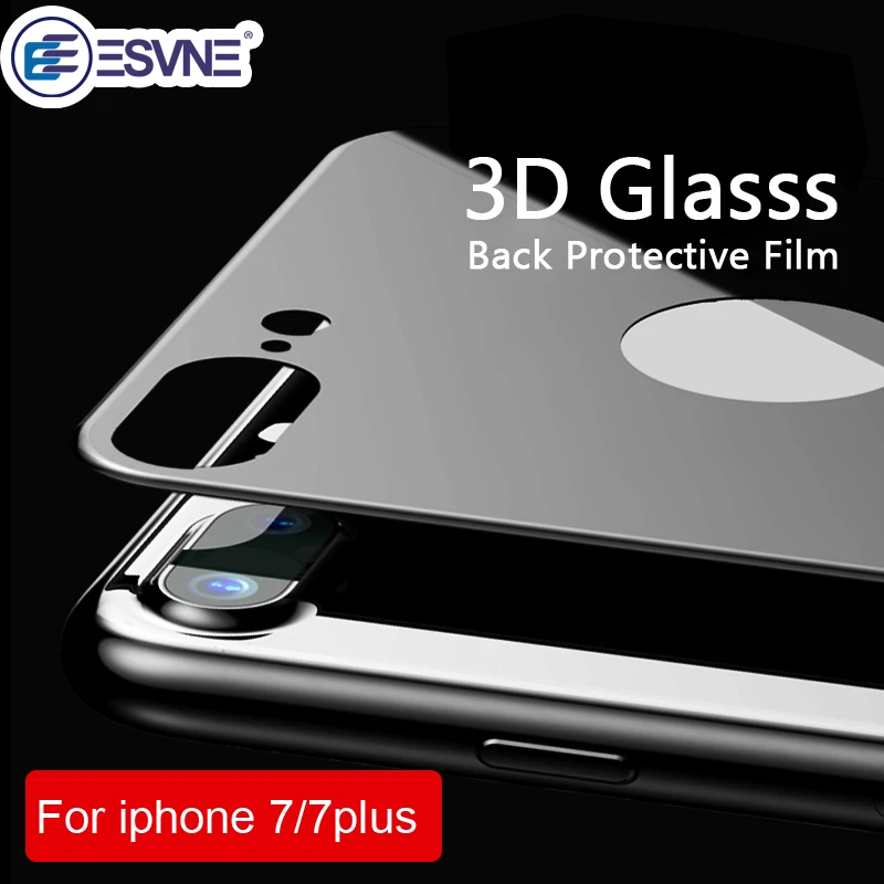 ESVNE 3D Защитная пленка для задней панели закаленное стекло iPhone 7 7Plus стеклянная
