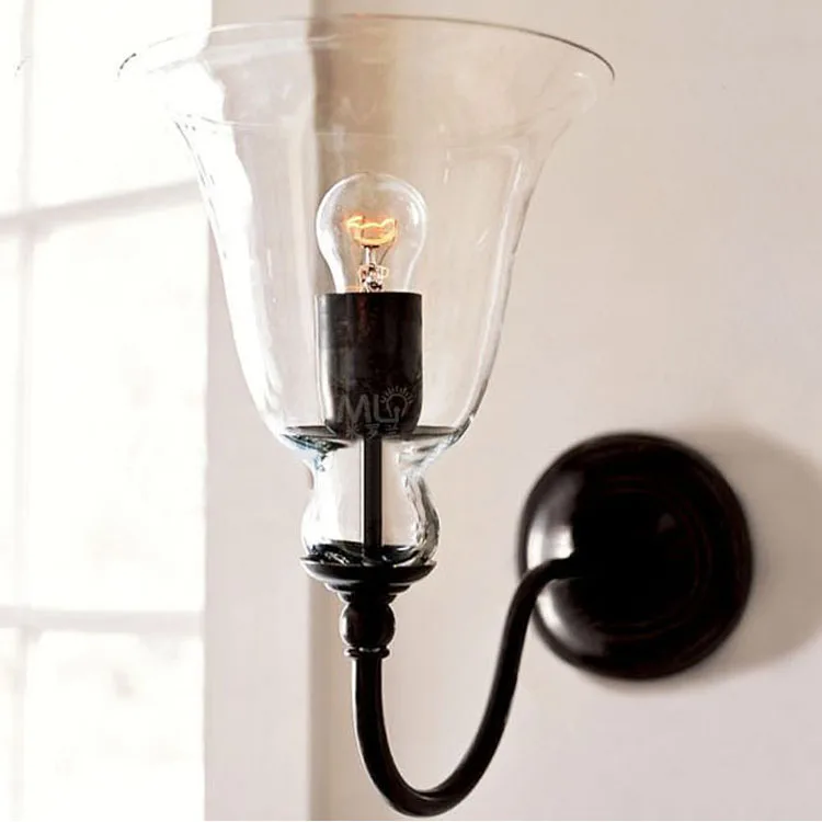 Бесплатная доставка светодиодный хрустальный колокольчик стеклянная настенная