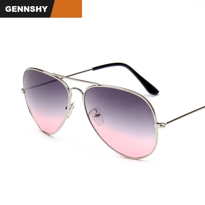 2018 Модные металлические солнцезащитные очки пилота для женщин классический