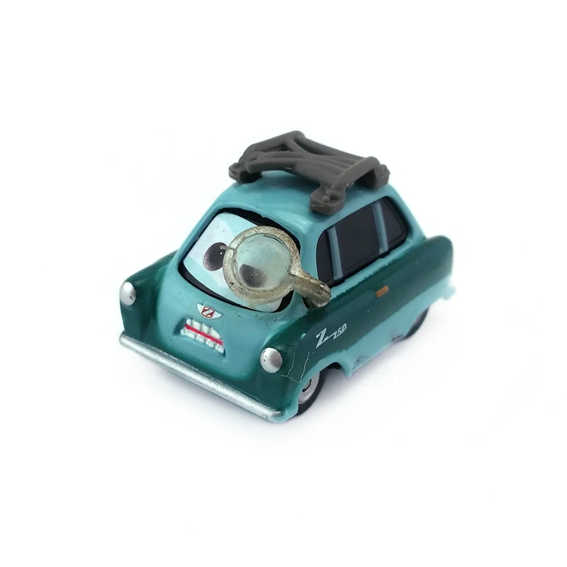 Disney Pixar тачки 2 профессор Z с очками металлическая литая игрушечная машинка 1:55