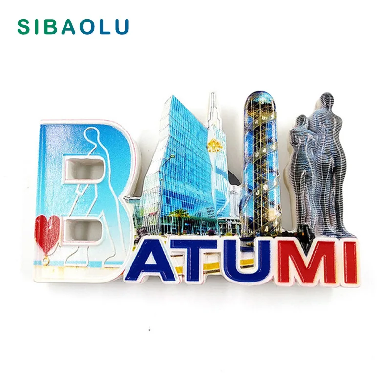 Грузия Батуми путешествия ремесло магнит на холодильник для детей сувенир