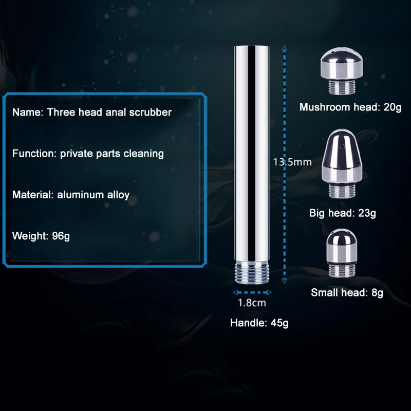 Медицинские материалы Анальный очиститель безопасный 3 стиля штепсельная