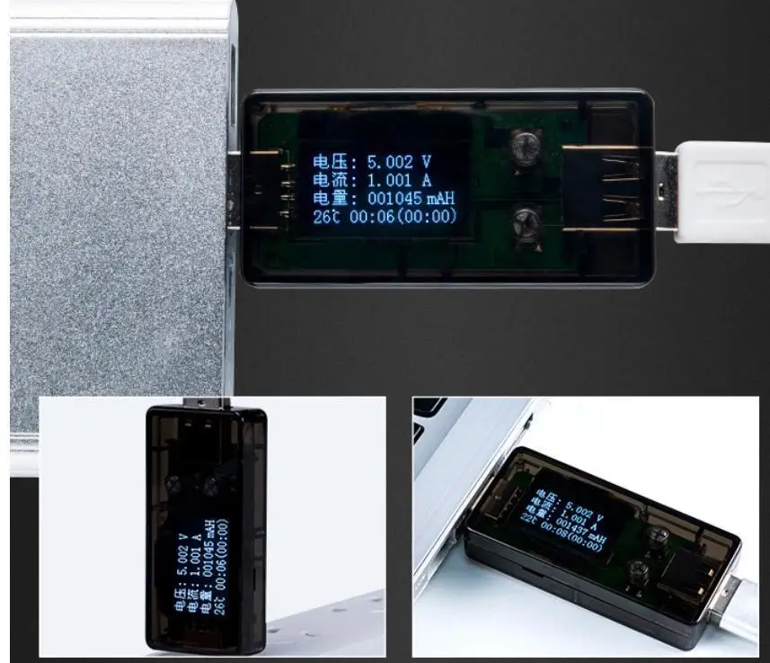 OLED тестер USB зарядное устройство Doctor Напряжение Ток Мощность измеритель мощности