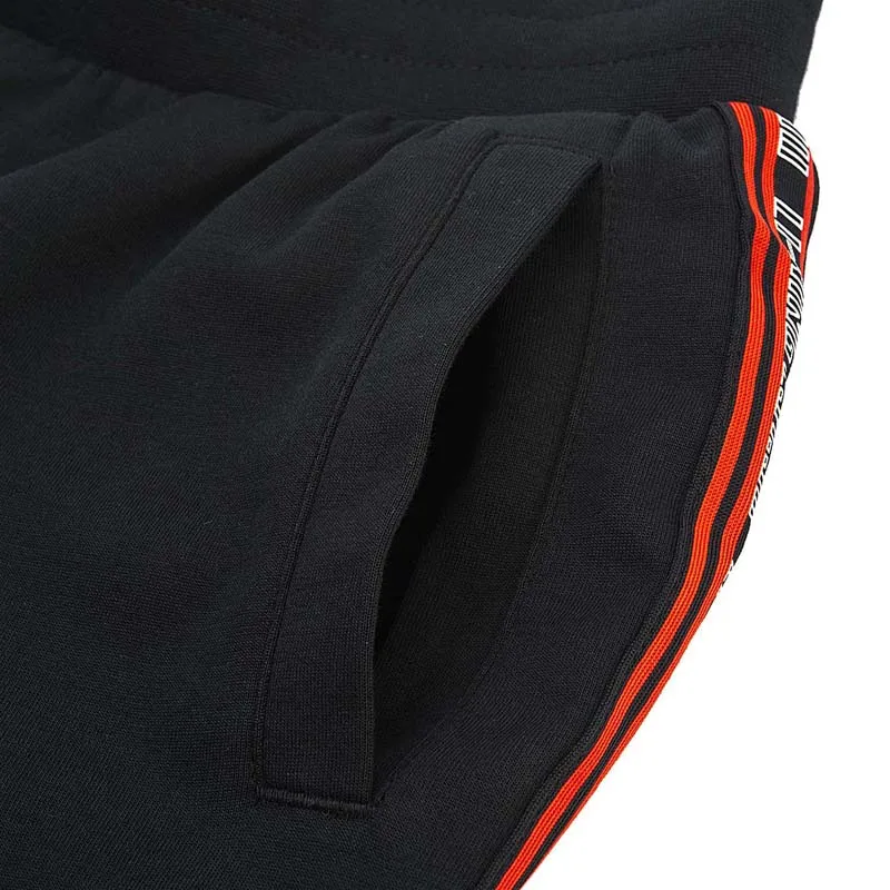 Li Ning женские трендовые спортивные штаны 87% хлопок 13% полиэстер обычная посадка с