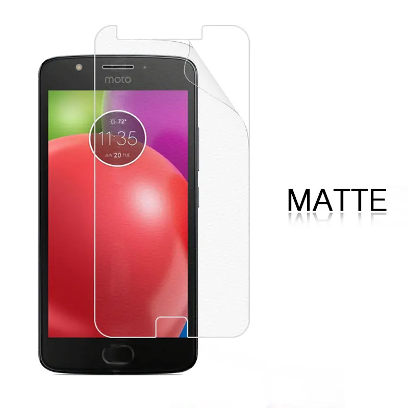Антибликовая матовая пленка для Moto E4 Plus XT1773 5 дюймов HD прозрачный глянцевый с