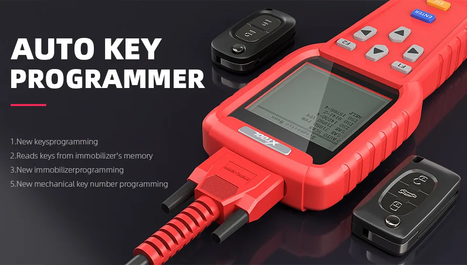 XTOOL X100 PRO Автомобильный ключ программист OBD2 автоматический диагностический инструмент сканер с Настройка счетчика пробега код ридер обновление Версия
