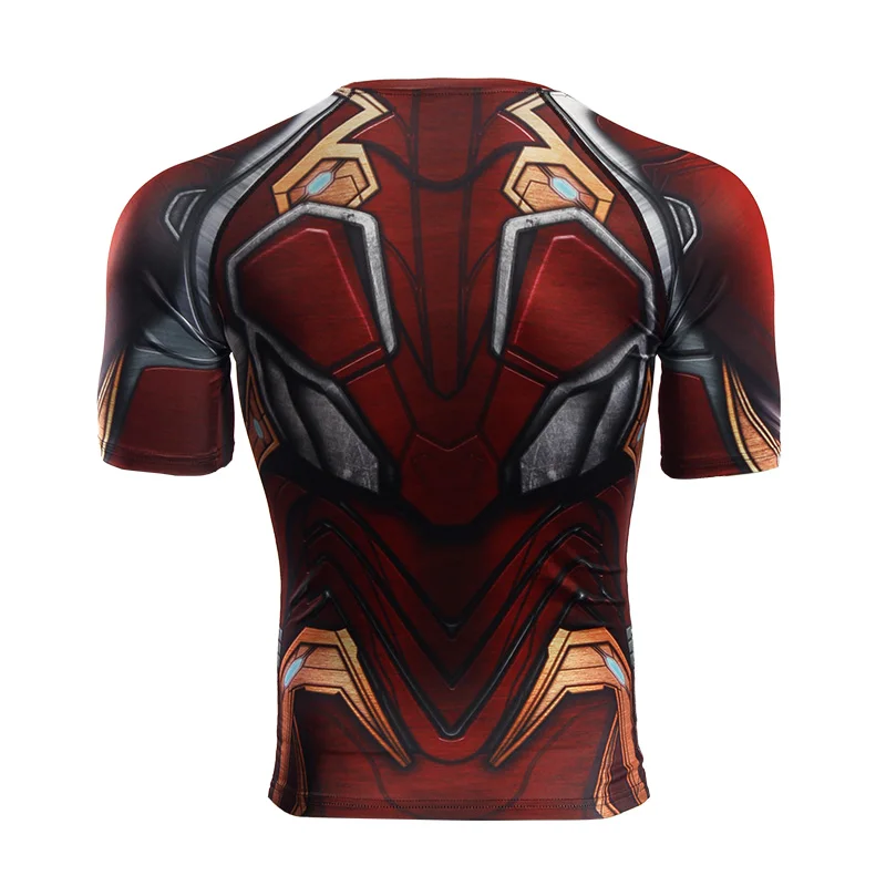Костюм Мстители: Endgame футболка Железный человек Tony Stark костюм для косплея топ