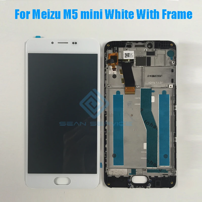 Для MEIZU M5 Mini ЖК дисплей со стандартной заменой 5 2 дюймов 1280*720P Бесплатная