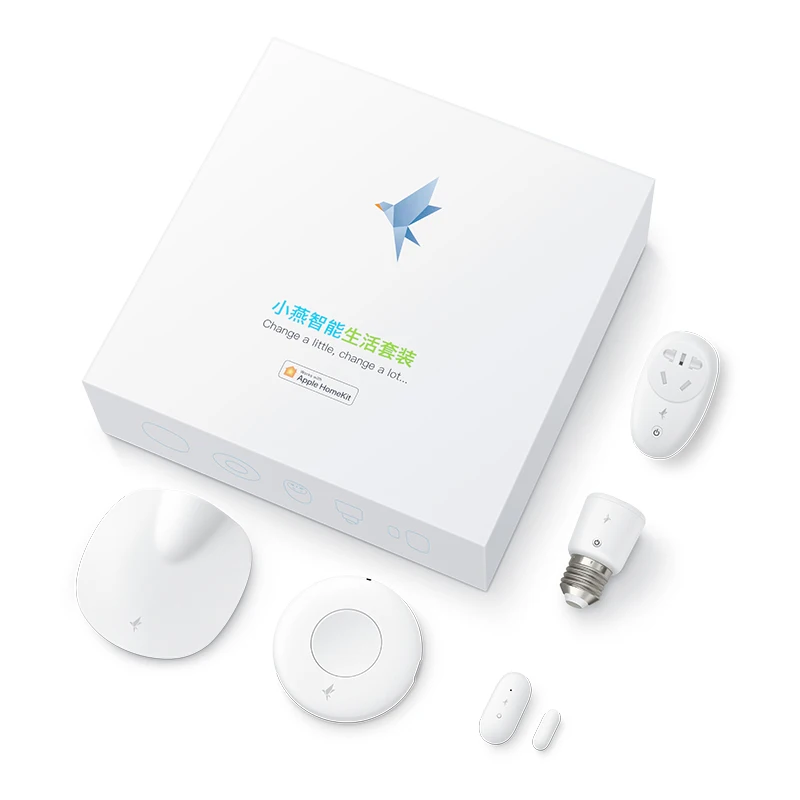HomeKit рабочий XiaoYan умный дом наборы WiFi Пульт дистанционного управления для iOS и Android английское приложение - Цвет: Home Kits