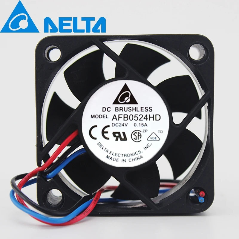1 шт. AFB0524HD 5015 50 мм 50*50*15 инвертор сервер чехол осевой охлаждающий вентилятор DC 24V