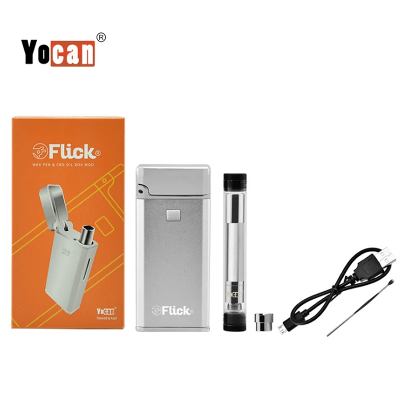 Yocan Флик комплект 2 в 1 густой масляный воск распылитель испаритель CBD встроенный