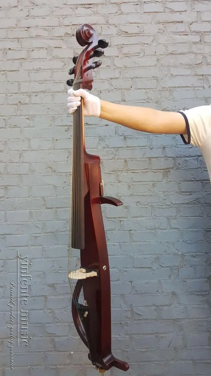 Новый 4/4 Электрический Виолончель мощный звук Части Tailpiece конец контакт 6 String #1498 |