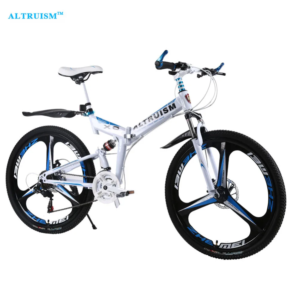 горный велосипед Альтруизм X6 21 Скорость Горный Велосипед Bicicleta 26 Стали Складной