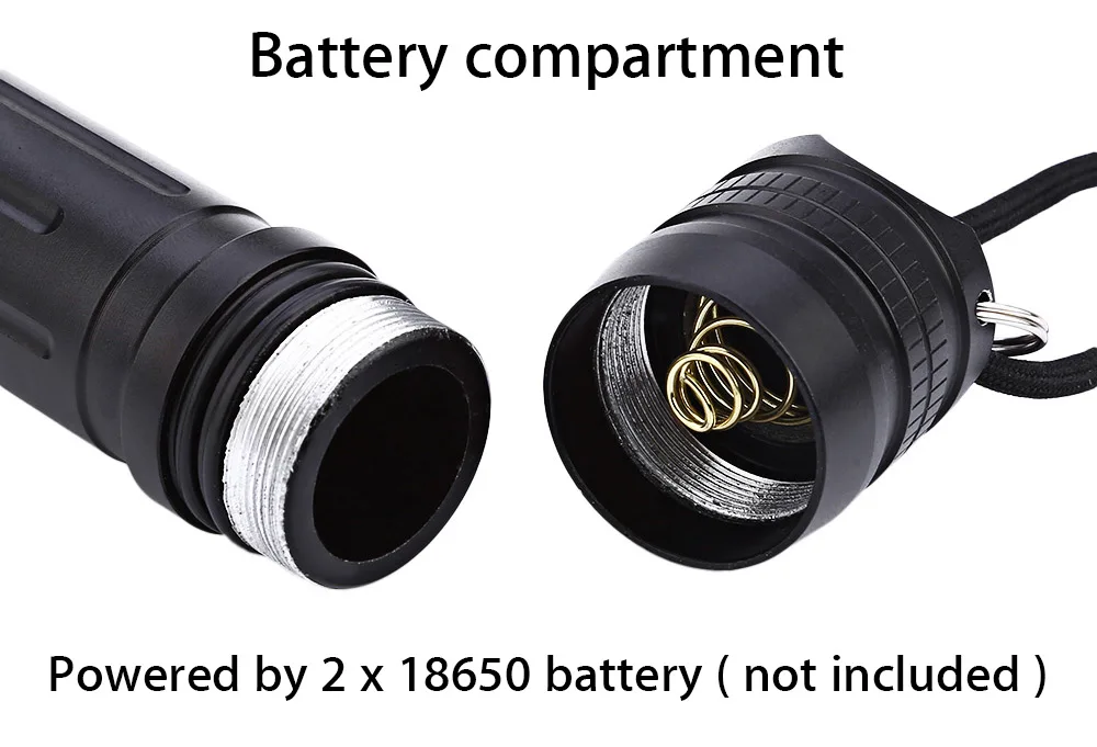 Yupard 1200LM 10W L2 фонарик для дайвинга Подводный фонарь на глубину 100 м