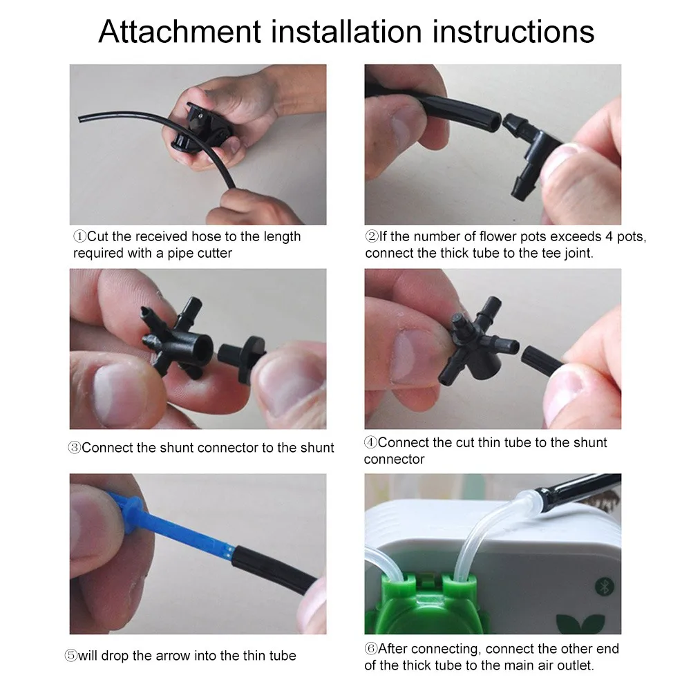 

Garden Automatic watering Device Mobile Phone Control Intelligent Succulents Plant Drip Irrigation Tool Water Pump Timer System