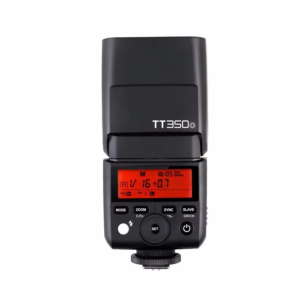 Godox Mini Speedlite TT350S камера Вспышка TTL HSS GN36 + X1T S передатчик для Sony A9 A7RII беззеркальная