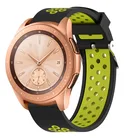 Ремешок двухцветный для Samsung galaxy watch 42 мм gear watch, быстросъемный спортивный браслет для часов со стальным ремешком HR 40 мм