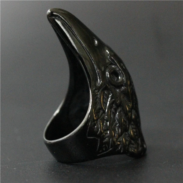 Кольцо с большим орлом в готическом стиле для мужчин и женщин стильное ювелирное