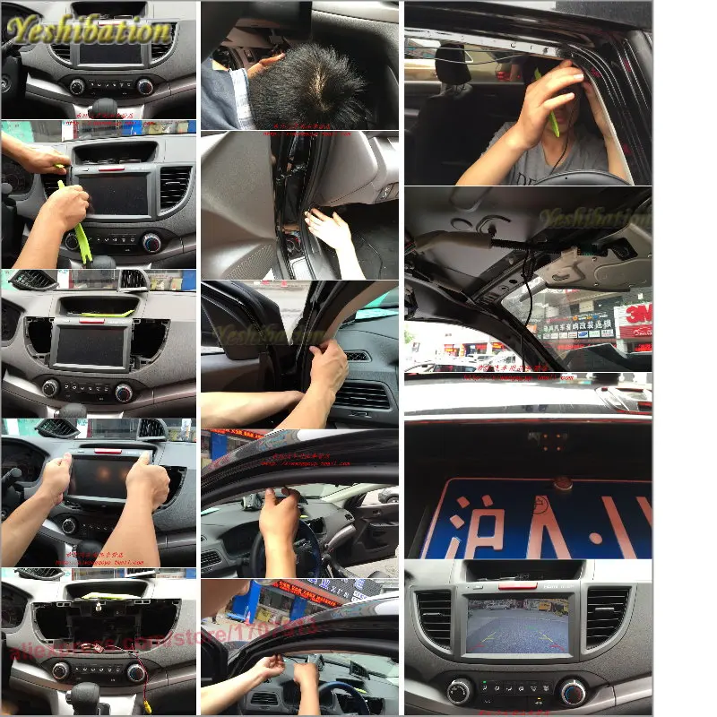 Камера заднего вида для Honda CRV (FB) 2012 ~ 2016 наборы задних камер RCA и оригинальный