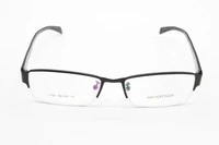 2019 gafas 2016semi rim alloy balck business unisex glasses frame custom made optical myopia and reading lens11 522 53to6