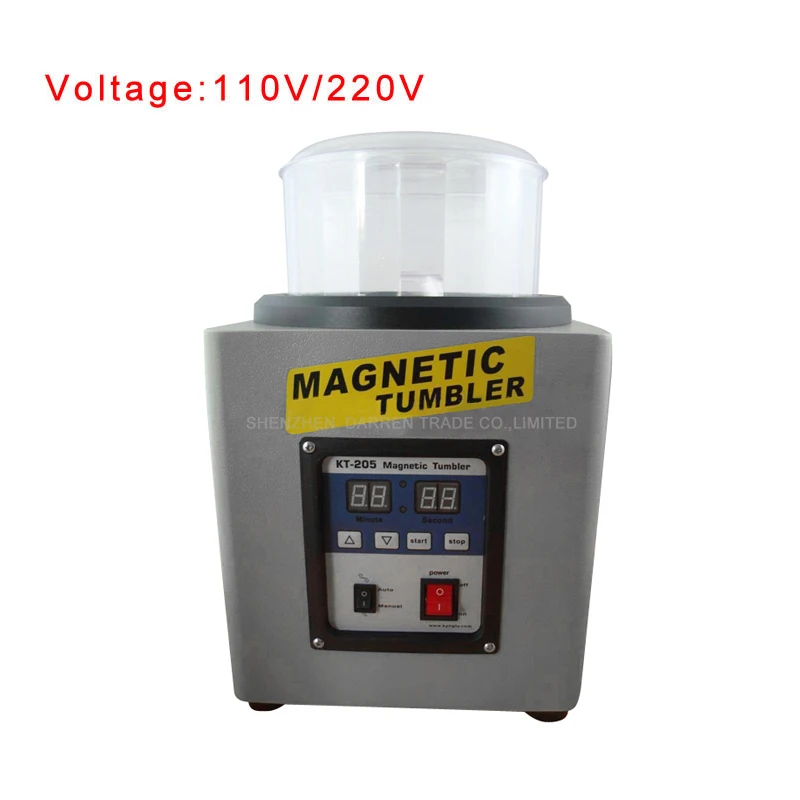 

KT-205 800g 110V/220V Ferromagnetic Powerful Magnetic Tumbler Powerful Electric Magnetic Polishing Machine