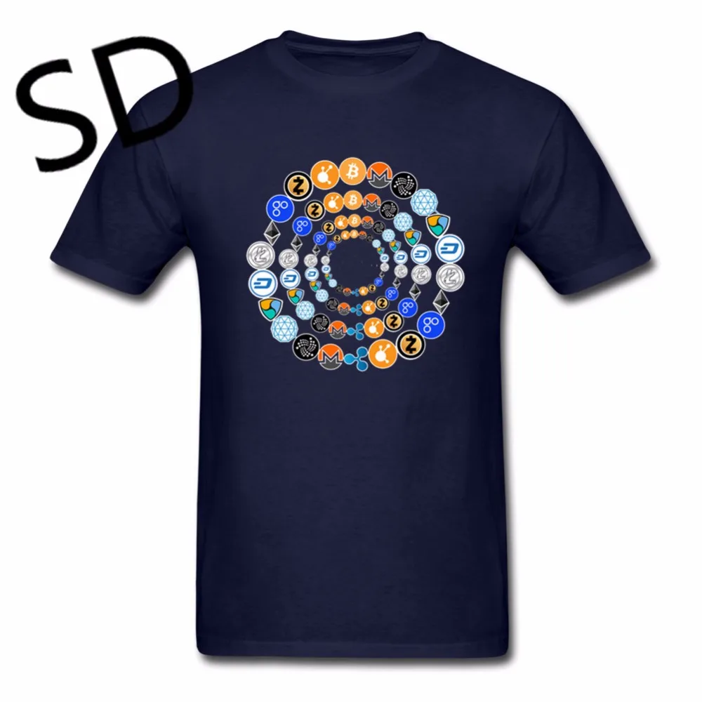 Дропшиппинг psychedelic Tee криптовалюта Футболка мужская эфириум Биткоин Litecoin Crypto