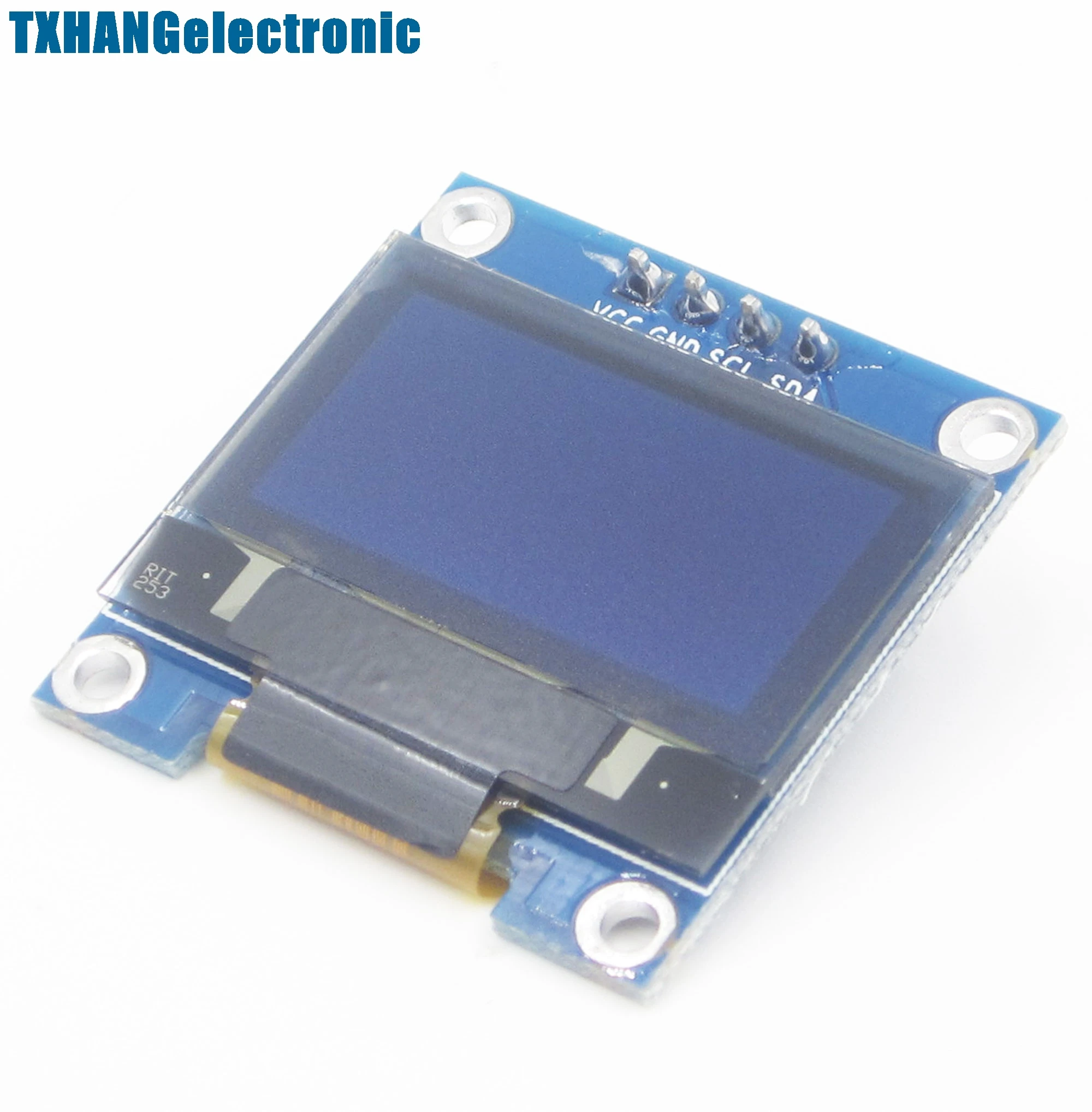 Белый 3 5 V 0 96 &quotI2C серийный 128X64 O светодиодный ЖК дисплей Дисплей модуль|led display