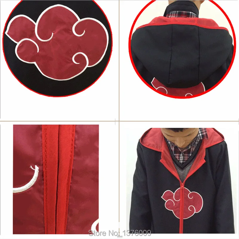 Костюм для косплея Uchiha Itachi Akatsuki накидка унисекс с героями мультфильмов костюм