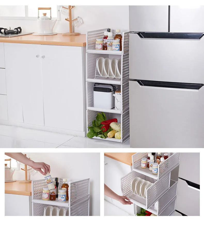 Creative Plastic Hollow Drawer Storage Rack Multi-Function Home Wardrobe Clothing Debris Layered Partition Storage Basket