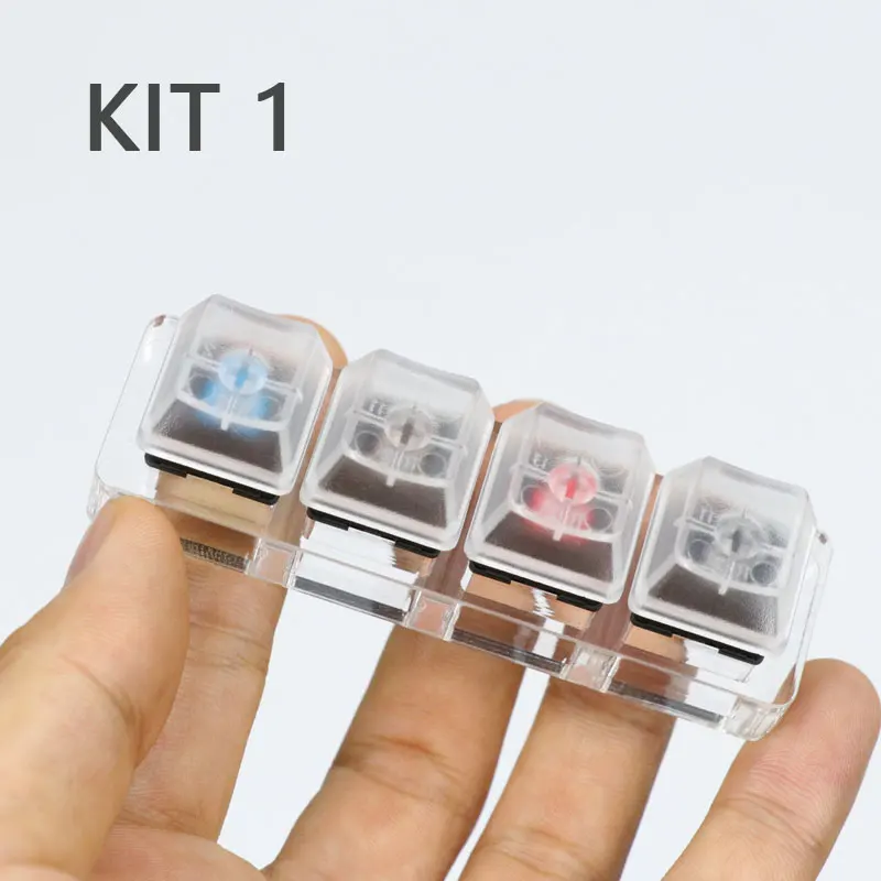 Тестер переключателей cherry kailh gateron Zealio переключатели Sampler механическая клавиатура акриловая основа полупрозрачные брелки инструмент для тестирования