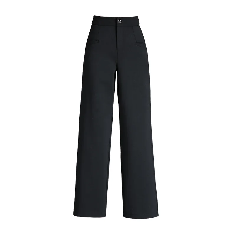 Весна 2020 Новое поступление корейские повседневные штаны с высокой талией