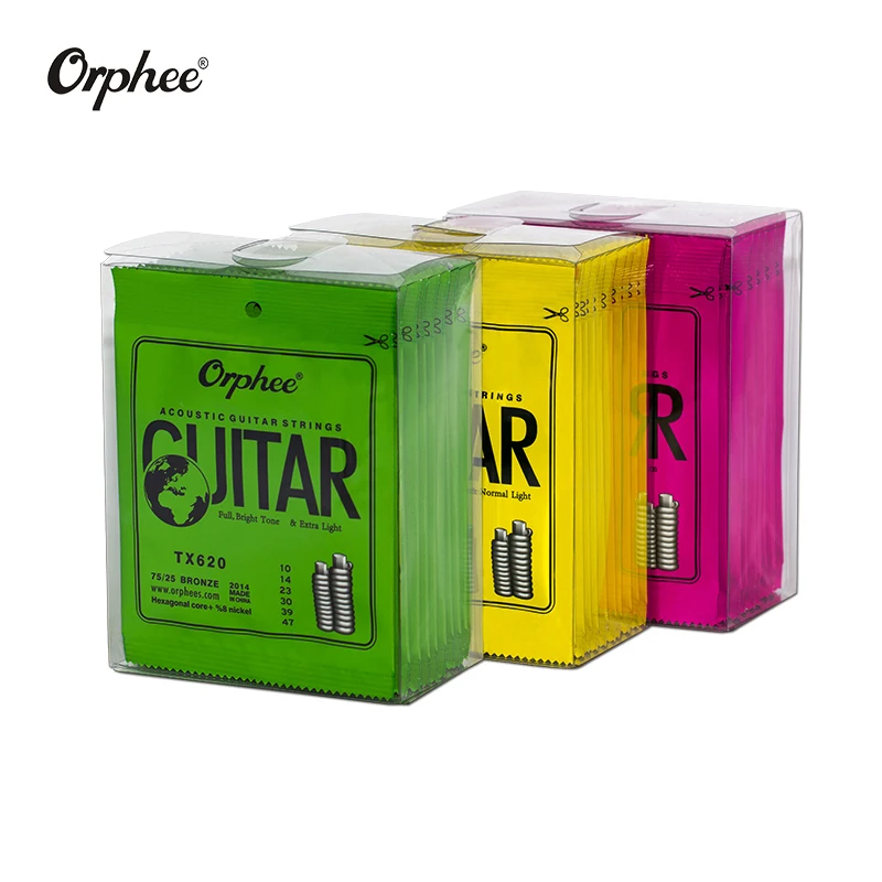 Струны для гитары orphee TX620/TX630/TX640 струны акустической ссветильник 10 шт.|Детали и