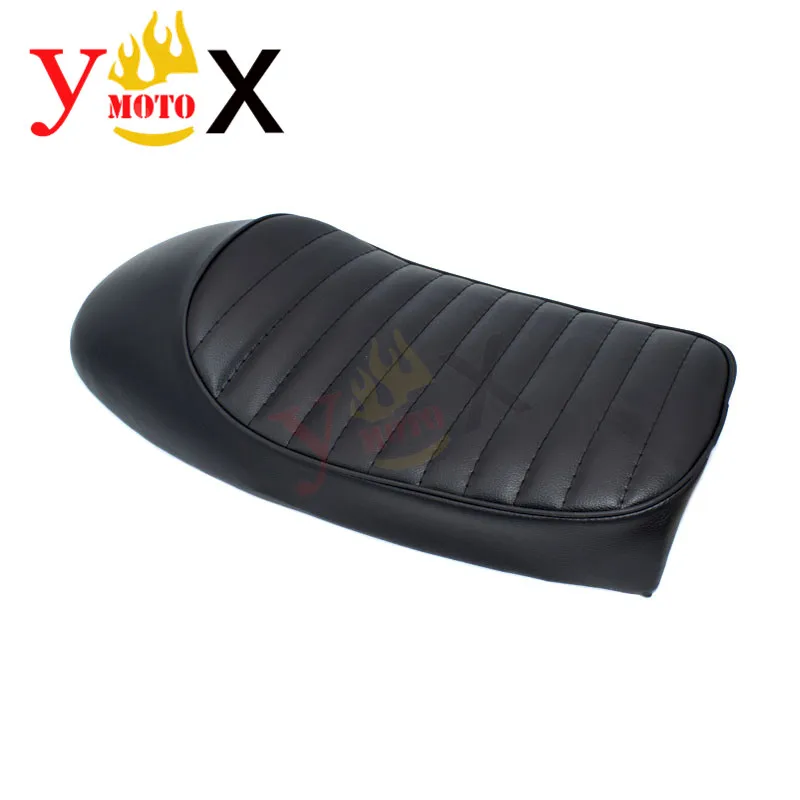 Мотоциклетное седло с плоским ворсом винтажная подушка для сиденья Honda CB CB350 CB450
