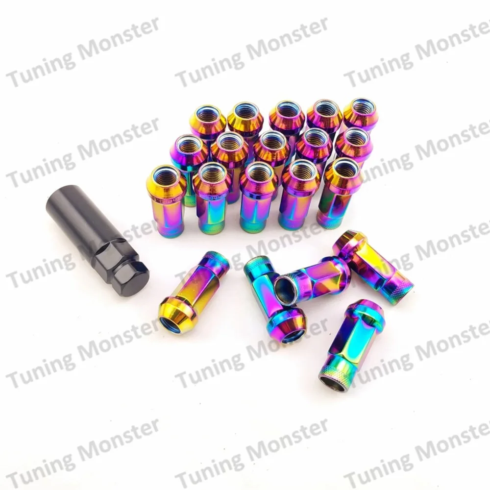 Регулировка Monster 20 шт. Muteki SR48 стальные гайки для колес длина 48 мм m12x1 5/m12x1 25 Neo Chrome|neo
