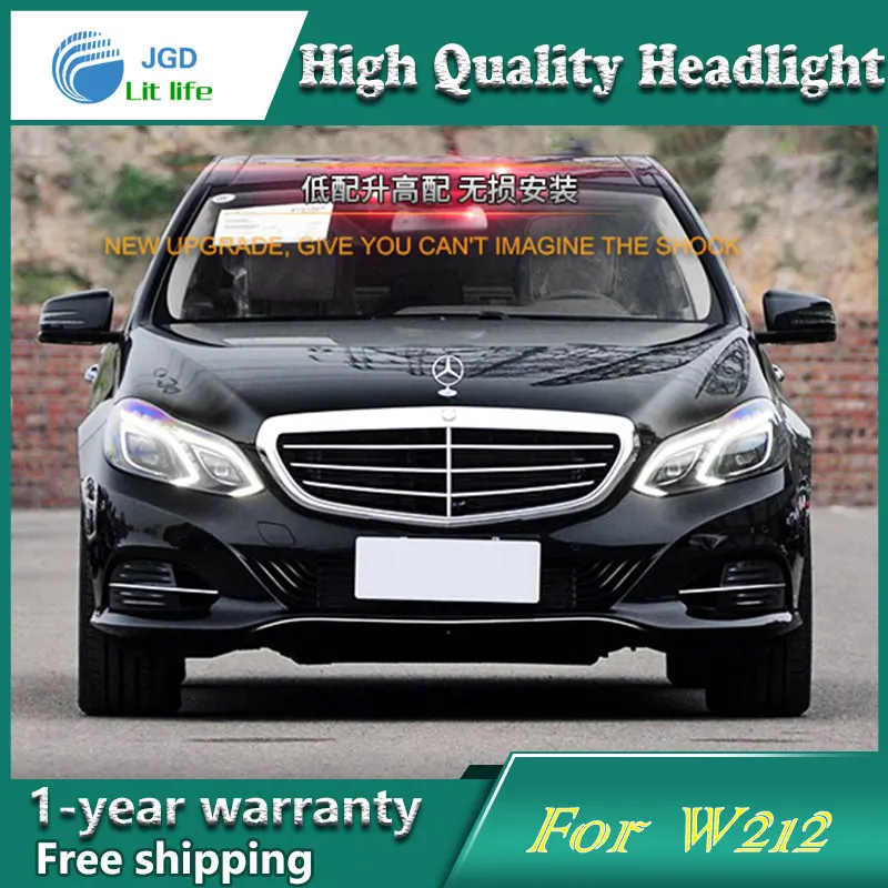 Чехол для фар Benz E180 E200 E260 W212 светодиодный двойной луч биксенон HID аксессуары |