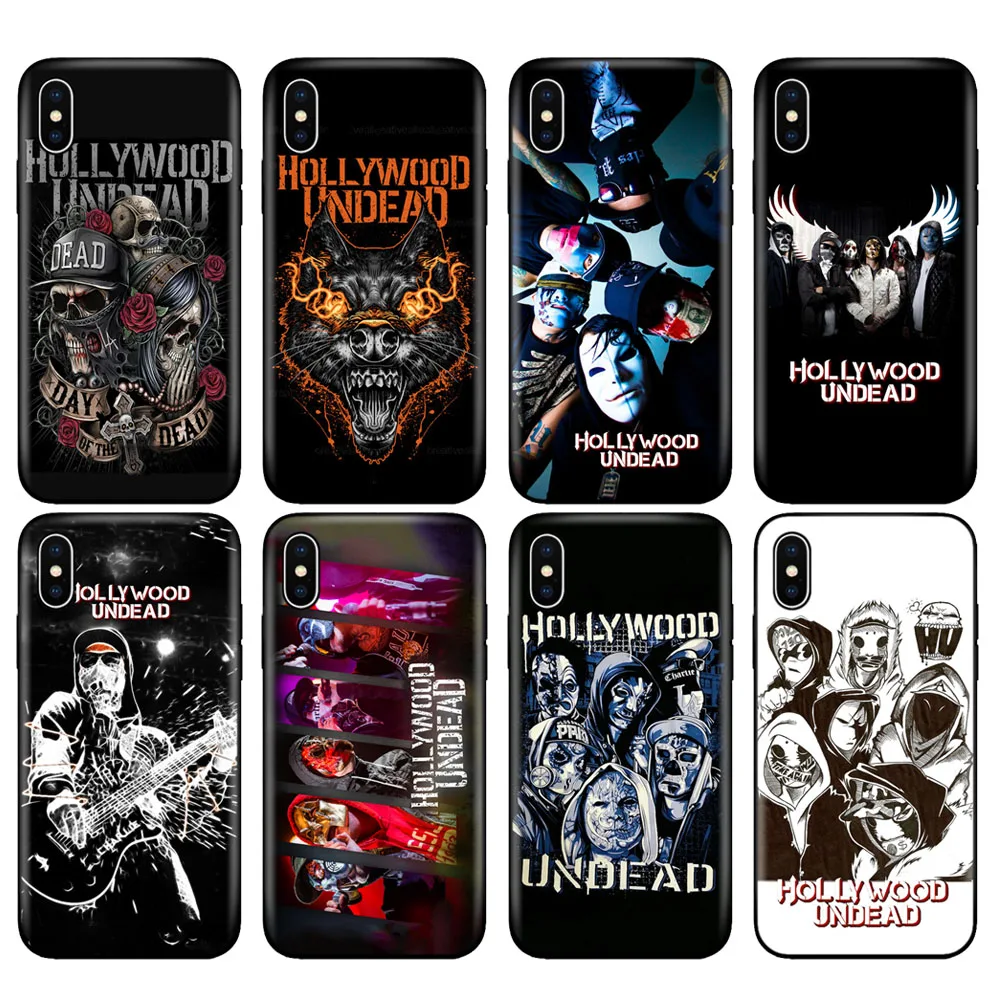 Черный ТПУ чехол для iphone 5 5S SE 6 6s 7 8 plus x 10 силиконовый XR XS 11 pro MAX Голливуд