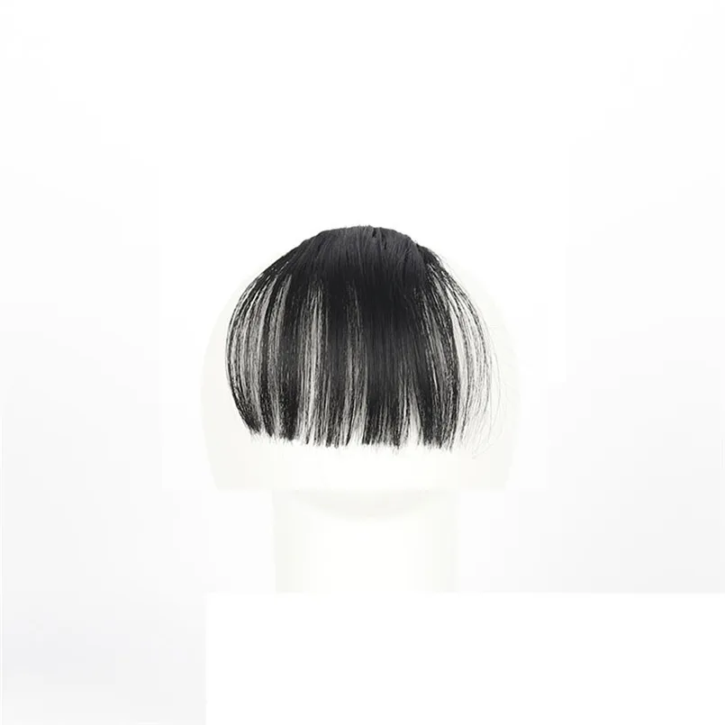 New Fashion Pretty Girls Clip In Front Air Bangs Fringe Hair Extension Piece Thin S1
