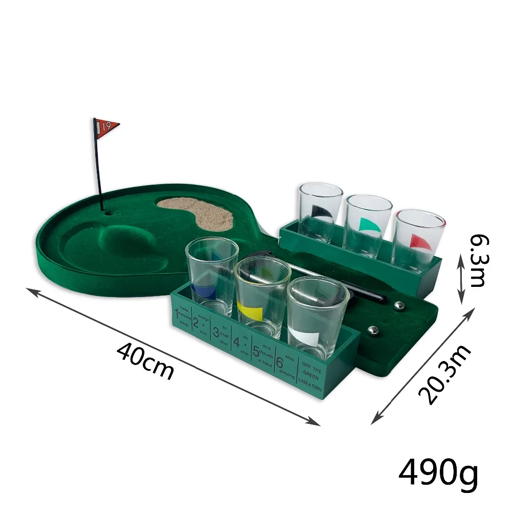 Бесплатная доставка коллекция забавных стаканов для игр в мини гольф 6 1 5