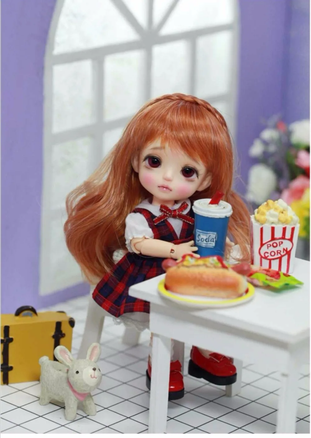Бесплатная доставка кукла 1/8 bjd цвет обычный и коричневый|Куклы| |