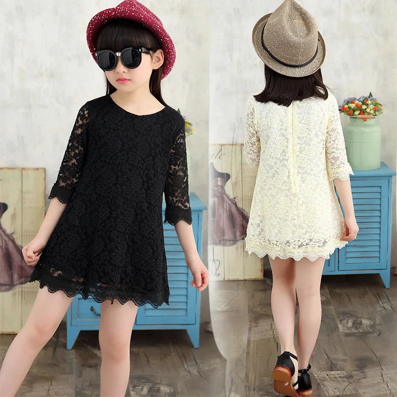 От 2 до 14 лет Одежда для девочек подростков маленьких белое вечернее вечерние